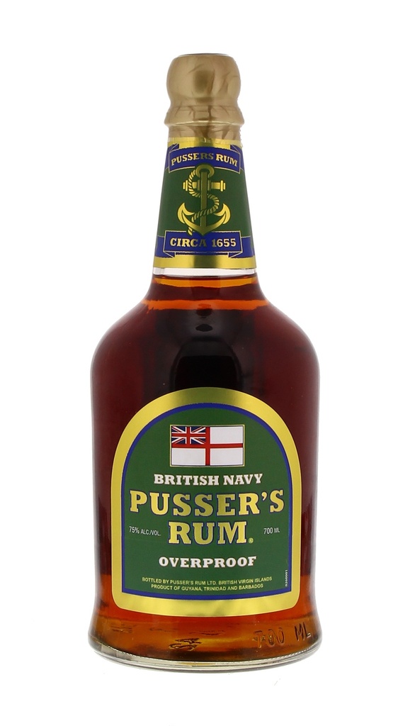 Pusser's Overproof 70cl 75° (R) x6