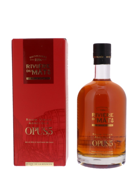 Rivière Du Mat Opus 5 70cl 43° (R) GBX x6