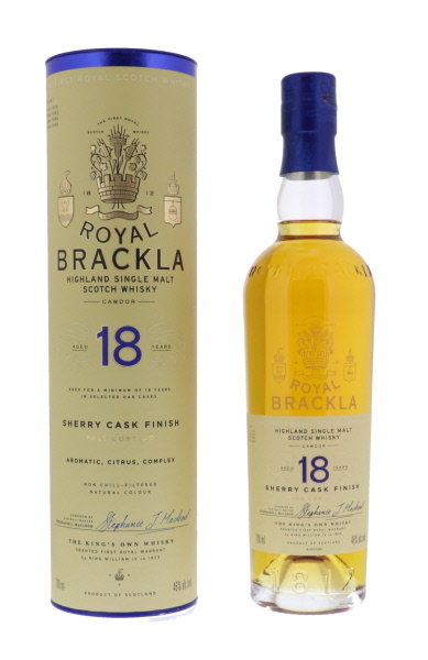 Royal Brackla 18 YO 70cl 46° (R) GBX x6