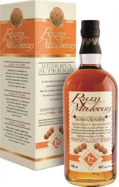 Malecon Reserva Superior 12 YO 70cl 40° (R) GBX x6