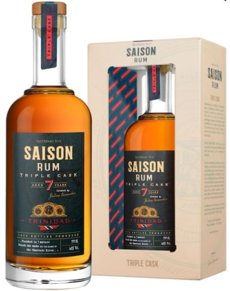 Saison Rum Trinidad 7 YO Triple Cask 70cl 48° (R) GBX x6