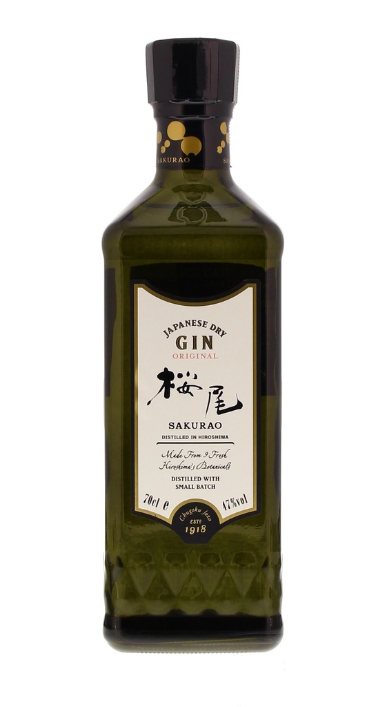 Sakurao Japanese Gin 70cl 47° (R) GBX x6