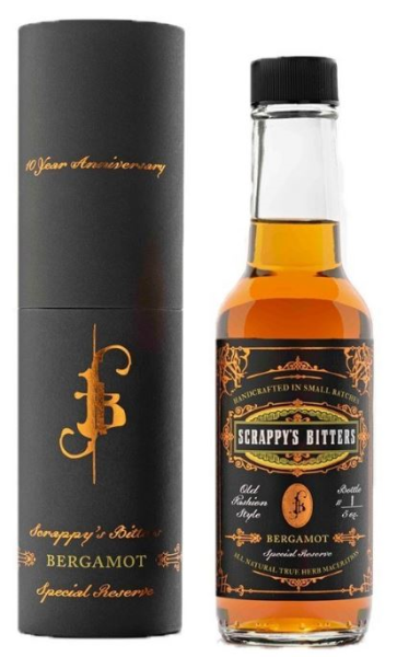 Scrappy’s Bitters Bergamot Special Reserve 10Th Anniversary 15cl 43,6° (R) GBX x12