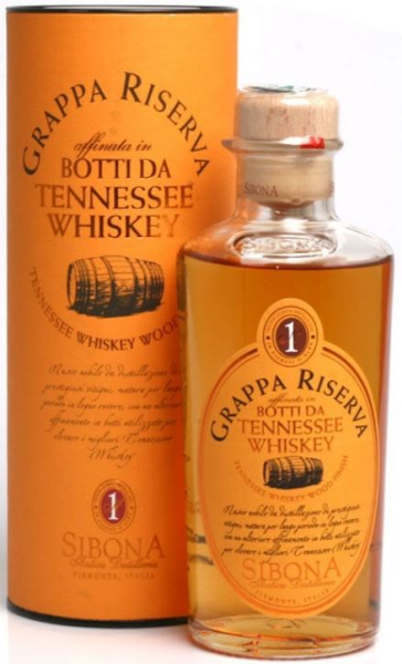 Sibona Grappa Riserva Whiskey 50cl 44° (R) GBX x6