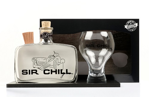Sir chill Gin + Verre & Display 50cl 37,5° GBX (NR) x4