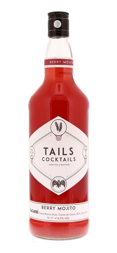 Tails Bacardi Mojito Berry 100cl 14,9° (R) x6