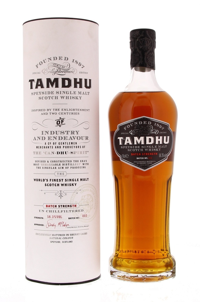 Tamdhu Cask Strength Batch 3 70cl 58,3° (R) GBX x6