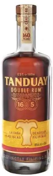 Tanduay Double Rum 16/5 70cl 40° (NR) x2