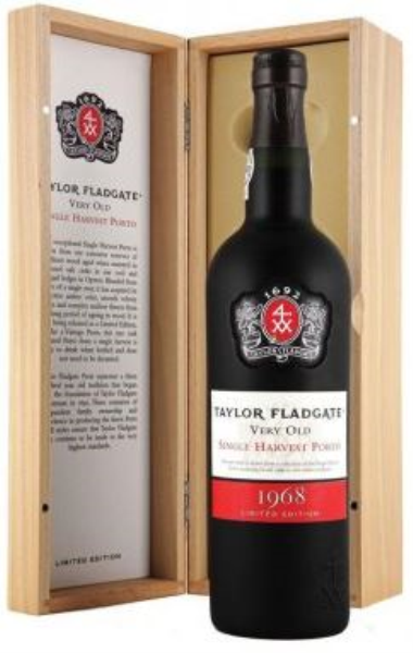 Taylor's Single Harvest Colheita 1968 75cl 20° + wooden GBX (NR) GBX x6