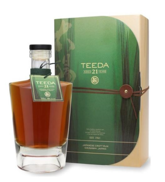 Teeda 21 YO Japanese Aged Rum 70cl 48° (R) GBX x4