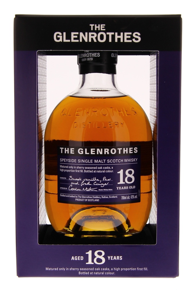Glenrothes 18 Years 70cl 43° (R) GBX x6
