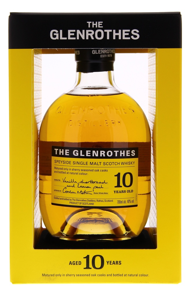 Glenrothes 10 Years 70cl 40° (R) GBX x6