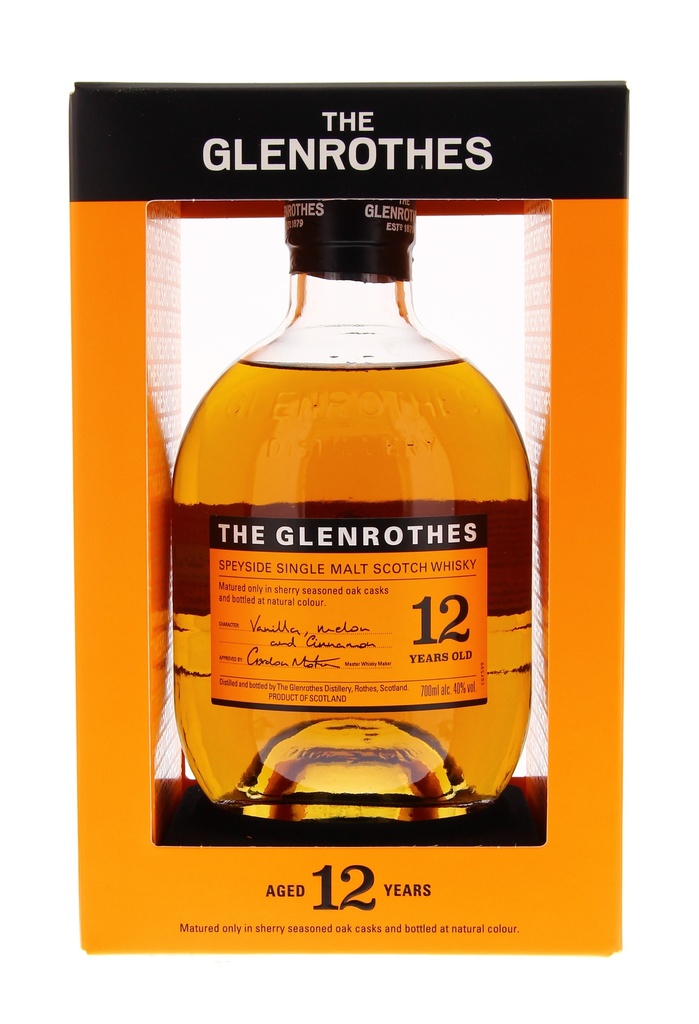 Glenrothes 12 Years 70cl 40° (R) GBX x6