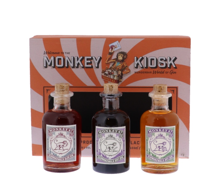 Monkey 47 The Kiosk ( Dry gin/Sloe Barrel Cut) 3 x 5cl) (R) GBX x24