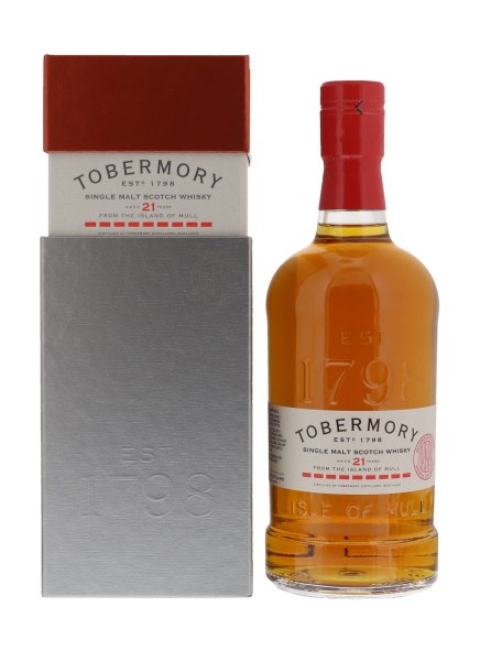 Tobermory 21 Years Un-Chillfiltered 70cl 46.3° (R) GBX x6