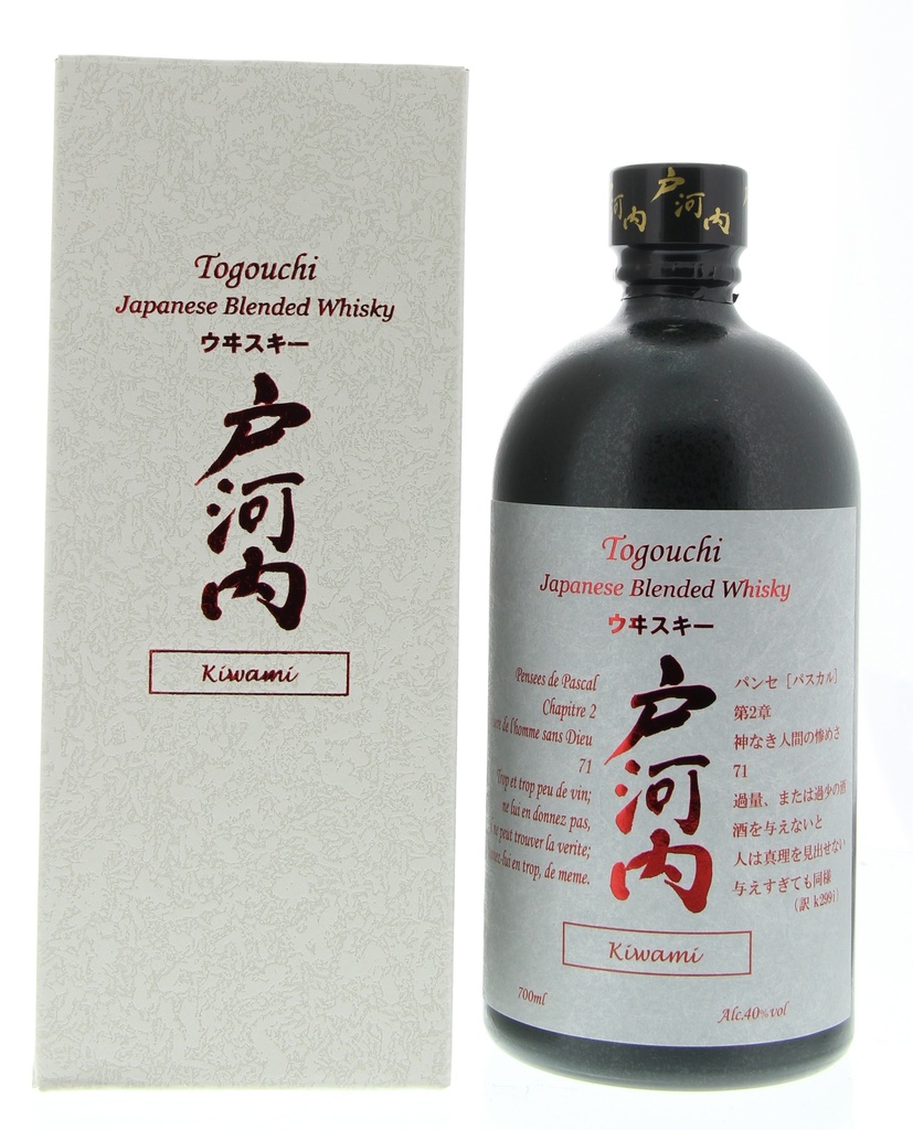 Togouchi Kiwami Blended 70cl 40° (R) GBX x6