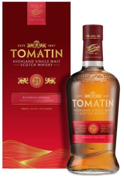 Tomatin 21 Years 70cl 46° (R) GBX x4