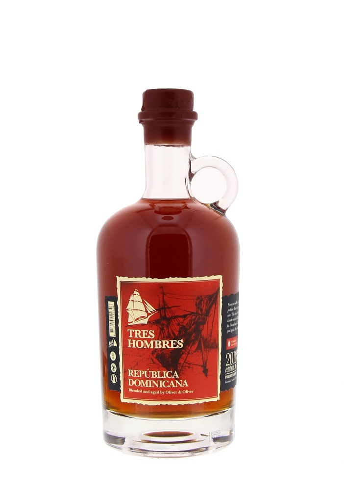 Tres Hombres République Dominicaine Premium XVII 70cl 42° + GBX (R) x6