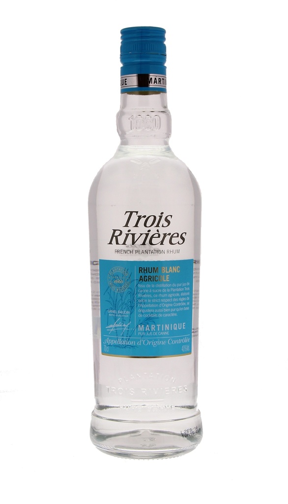 Trois Rivières Rhum Blanc Agricole Cuvée Spéciale 70cl 40° (R) x6