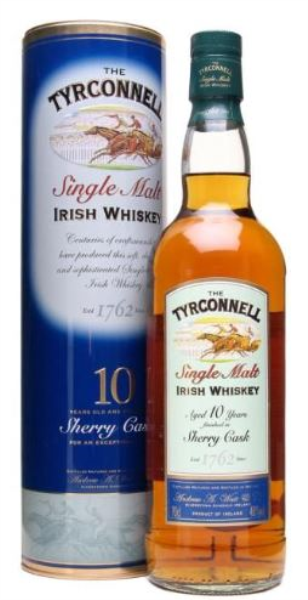 Tyrconnel 10 YO Sherry Finish 70cl 46° (R) GBX x6