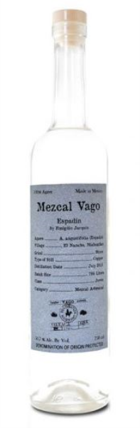 Vago Mezcal Espadin Jarquin 70cl 50,1° (R) x6