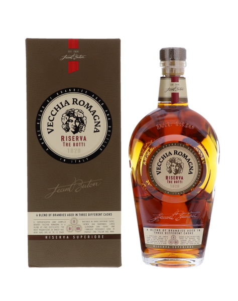 Vecchia Romagna Riserva Tre Botti 70cl 40,8° (R) GBX x6