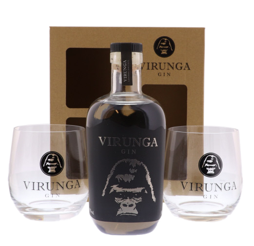 Virunga Gin + 2 Glasses 50cl 43° (R) GBX x3