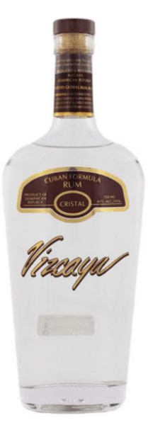 Vizcaya Rum Cristal Light 70cl 40° (R) x6