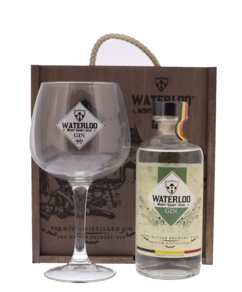 Waterloo Gin 50cl 42° + 1 Glass (R) GBX x4