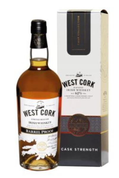 West Cork Cask Strength Barrel Proof 70cl 62° (R) x6