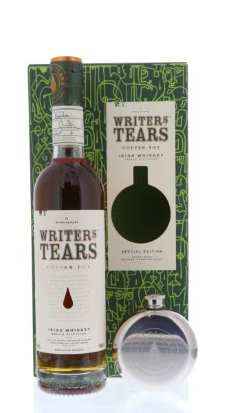 Writers Tears + Flask 70cl 40° (NR) GBX x6