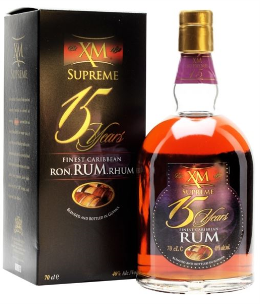 XM 15 YO Supreme 70cl 40° (R) GBX x12
