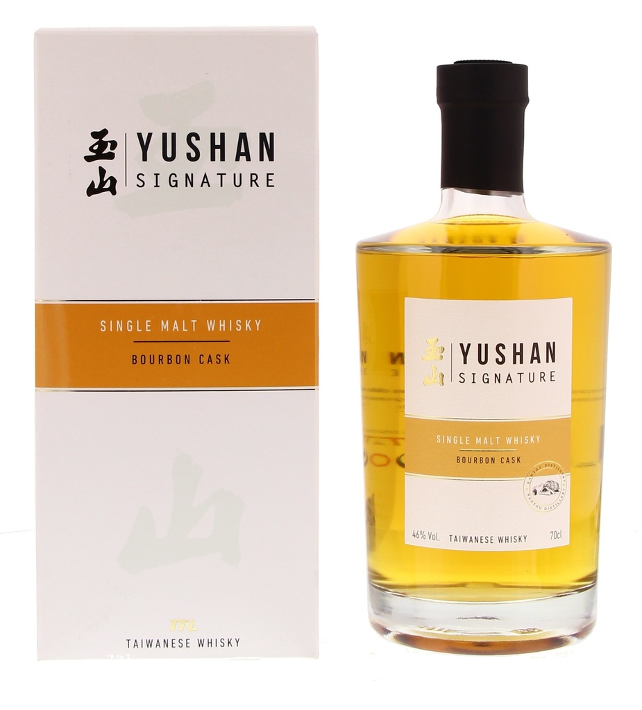 Yushan Single Malt Bourbon Cask 70cl 46° (R) GBX x6