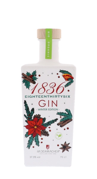 1836 Belgian Organic Winter Gin 70cl 37,5° (NR) x6