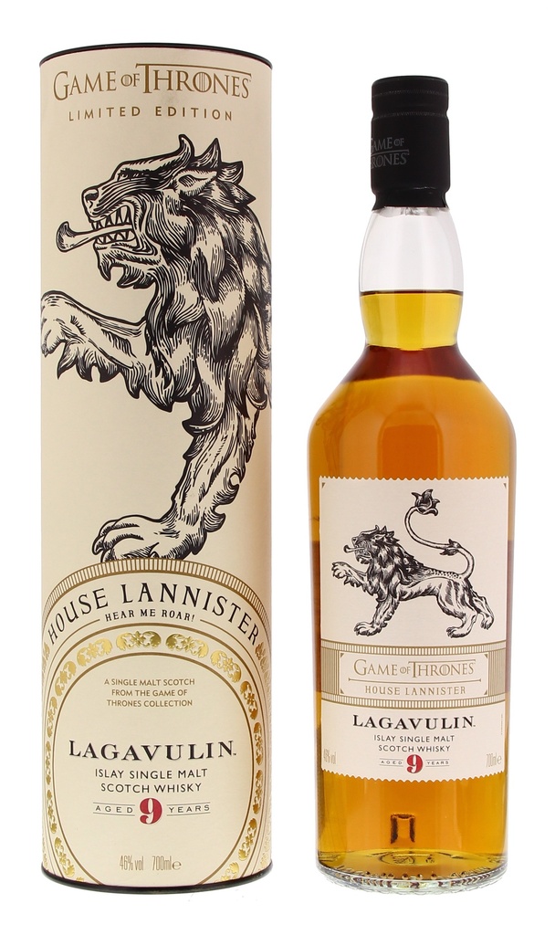 House Lannister & Lagavulin Game of Thrones 70cl 46° (R) GBX x6