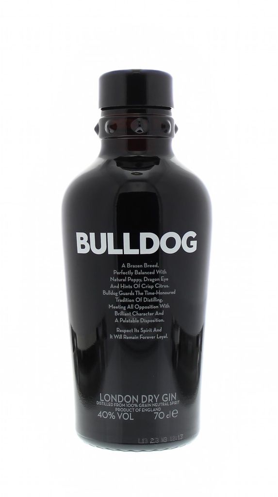 Bulldog Gin Black Coppa GiftBox 70cl 40° (NR) GBX x6