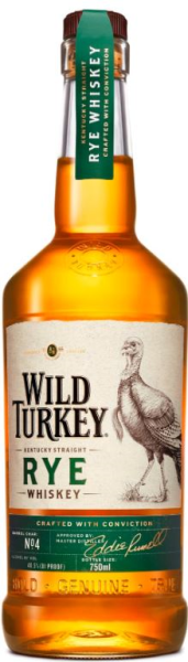 Wild Turkey Rye 70cl 40,5° (R) x6