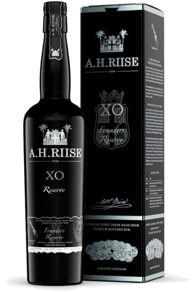 A.H. Riise X.O. Founders Reserve 70cl 44,5° (NR) GBX x6