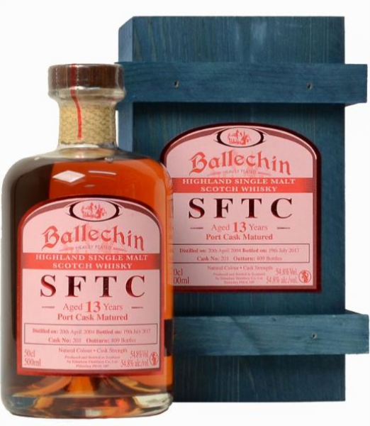 Ballechin 2004 Straight from the Cask Port Nr 210 50cl 54,8° (NR) GBX x6