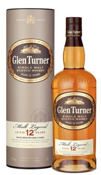 Glen Turner 12 YO 70cl 40° (R) GBX x6