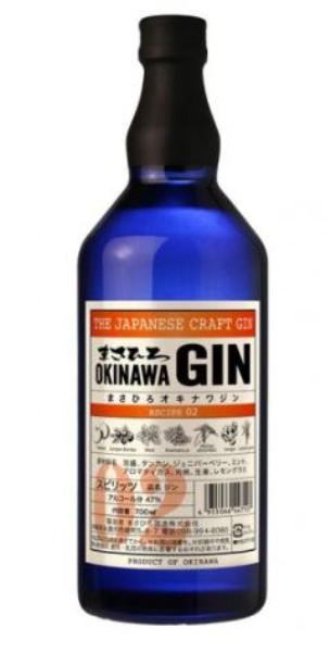 Okinawa Gin Recipe 2 70cl 47%° (NR) x6