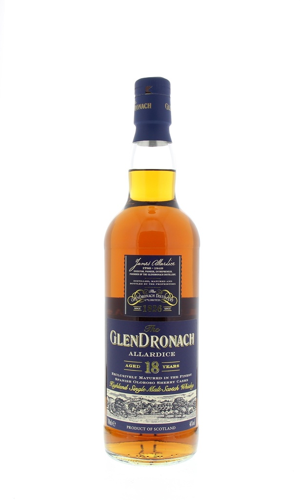 Glendronach 18 YO Allardice 70cl 46° (R) GBX x6