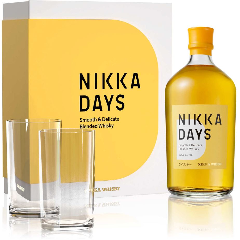 Nikka Days 70cl 40° + 2 Glasses (NR) GBX x6