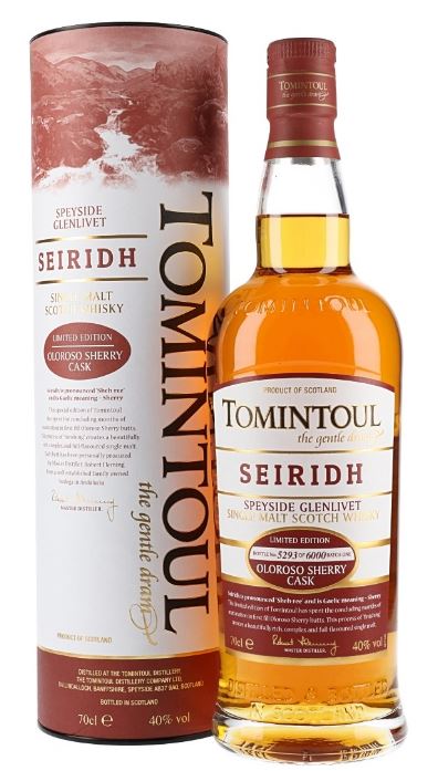 Tomintoul Seiridh 70cl 40° (R) GBX x6