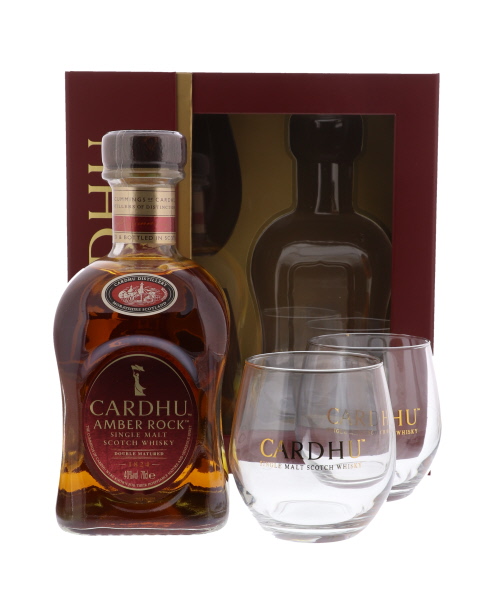 Cardhu Amber Rock + 2 Verres 70cl 40° (R) GBX x6