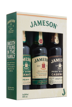 Jameson Tripack (Regular, Caskmates IPA, Stout) 3 x 20cl (NR) GBX x6