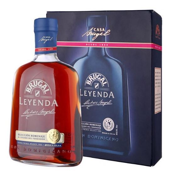 Brugal Ron Leyenda Rum 70cl 38° (R) GBX x6