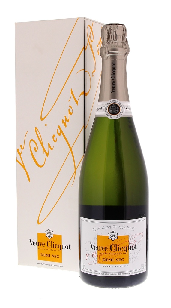 Veuve Clicquot Demi-Sec 75cl 12º(R) GBX x6