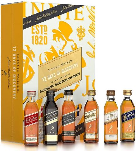 Johnnie Walker Advent Gift Pack 40° 12 x 5cl PET GBX x6