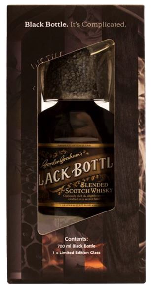 Black Bottle 70cl 40° + 1 Glass (R) GBX x6